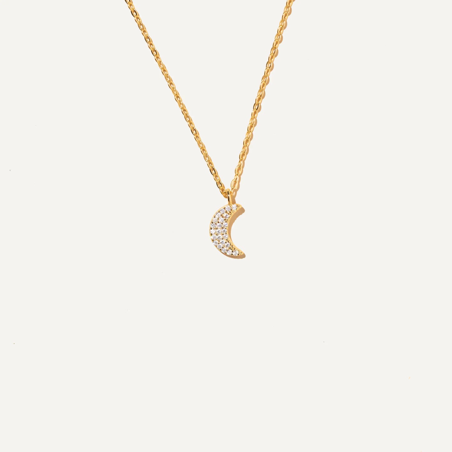 LUNA Collier en Or vermeil 14K